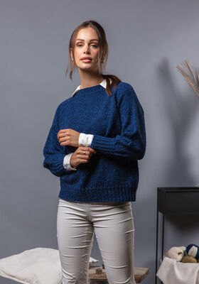 TOP DOWN SWEATER Landlust Soft Tweed 180 from FILATI Studio