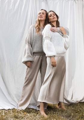 SWEATER Brigitte No 3 & Cool Wool Lace & Brillino from FILATI Studio