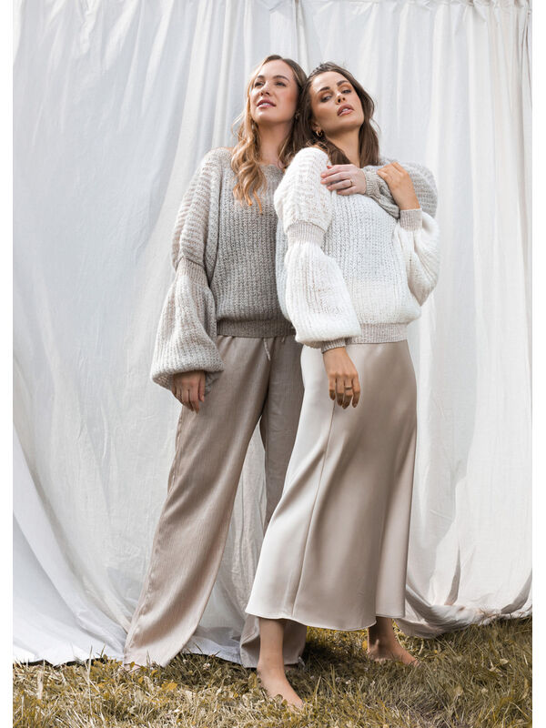 FILATI Studio SWEATER Brigitte No 3 & Cool Wool Lace & Brillino
