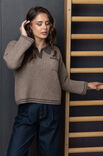 FILATI Studio CROCHET POLO PULLOVER Landlust Alpaka Merino 160