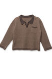 FILATI Studio CROCHET POLO PULLOVER Landlust Alpaka Merino 160