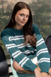 FILATI Studio STRIPED PULLOVER Landlust Kidmohair