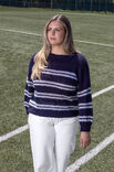 FILATI Studio STRIPED PULLOVER Landlust Kidmohair