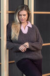 FILATI Studio TOP DOWN POLO PULLOVER Mohair di Gio