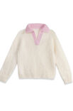 FILATI Studio TOP DOWN POLO PULLOVER Mohair di Gio