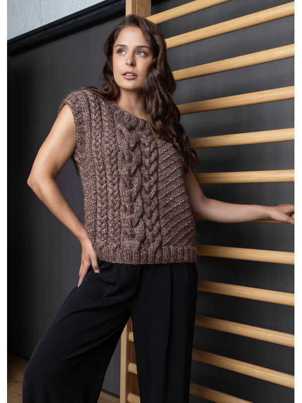 FILATI Studio SLIPOVER Brigitte Silkdream & Natural Superkid Tweed