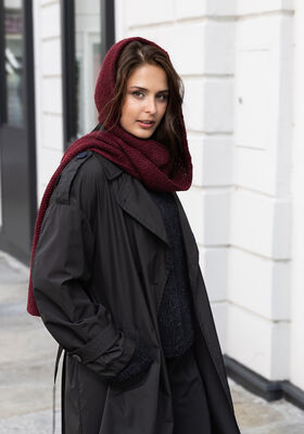 HOODED SCARF Alta Moda Alpaca from FILATI Studio