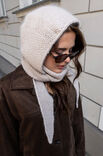FILATI Studio HOODED SCARF Cool Wool & Silkhair