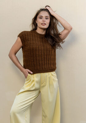 TOP DOWN SLIPOVER Alta Moda Alpaca from FILATI Studio