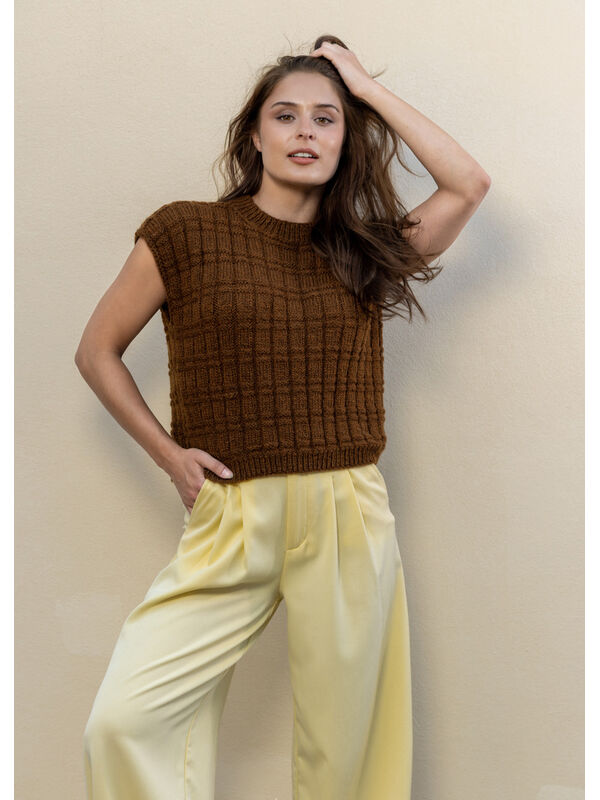 FILATI Studio TOP DOWN SLIPOVER Alta Moda Alpaca