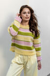 FILATI Studio TOP DOWN STRIPED PULLOVER Filo di Gio