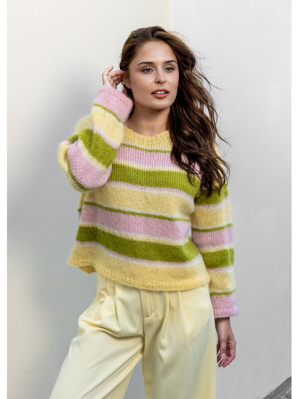 FILATI Studio TOP DOWN STRIPED PULLOVER Filo di Gio