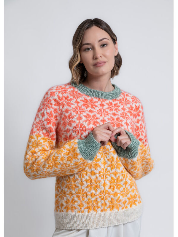 FILATI Studio FAIR ISLE PULLOVER Natural Alpaca Pelo
