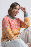 FILATI Studio FAIR ISLE PULLOVER Natural Alpaca Pelo