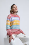 FILATI Studio FAIR ISLE PULLOVER Natural Alpaca Pelo