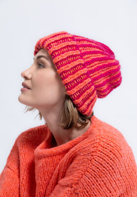 REVERSIBLE BEANIE Ecopuno Chunky from FILATI Studio