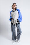 FILATI Studio COLLEGE VARSITY JACKET Natural Lama Chunky, Brillino & Basta