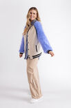 FILATI Studio COLLEGE VARSITY JACKET Natural Lama Chunky, Brillino & Basta