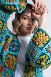 FILATI Studio CROCHET CARDIGAN Cool Merino Uni & Cool Merino Color