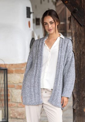 LONG CARDIGAN Ecopuno Chunky from FILATI Studio