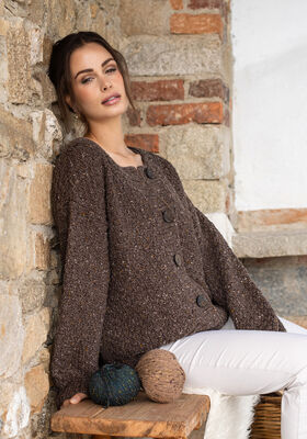 CARDIGAN Landlust Soft Tweed 90 from FILATI Studio