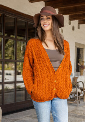 TOP DOWN CARDIGAN Brigitte No. 2 from FILATI Studio
