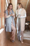 FILATI Studio HOODED LONG VEST Royal Alpaca