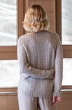 FILATI Studio TOP DOWN PULLOVER Natural Lama Fine