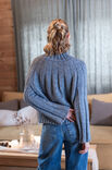 FILATI Studio TOP DOWN PULLOVER Natural Alpaca Pelo