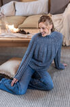 FILATI Studio TOP DOWN PULLOVER Natural Alpaca Pelo