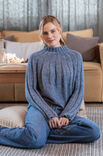 FILATI Studio TOP DOWN PULLOVER Natural Alpaca Pelo