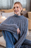 FILATI Studio TOP DOWN PULLOVER Natural Alpaca Pelo