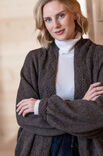 FILATI Studio TOP DOWN CARDIGAN Natural Lama Fine