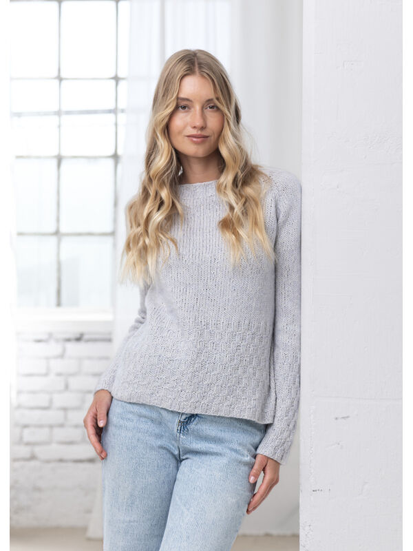 FILATI Studio TOP DOWN PULLOVER Natural Alpaca Pelo