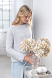 FILATI Studio TOP DOWN PULLOVER Natural Alpaca Pelo