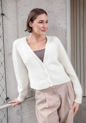 TOP DOWN CARDIGAN Merino Miscela & Silkhair from FILATI Studio