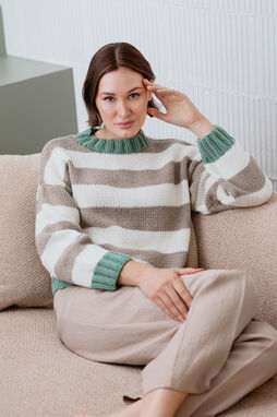 Lana Grossa LIVING No. 1 - Magazine (DE) + Knitting instructions (EN) 