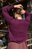 Lana Grossa JACKET IN CABLE-LACE-PATTERN Cool Wool