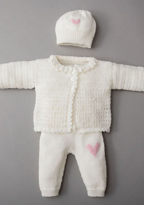 JACKET, PANTS, HAT & BOOTIES Cool Wool Baby  from Lana Grossa