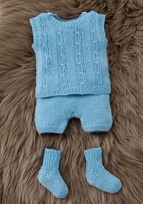 JACKET, SLIPOVER, PANTS & SOCKS Cool Wool Baby from Lana Grossa