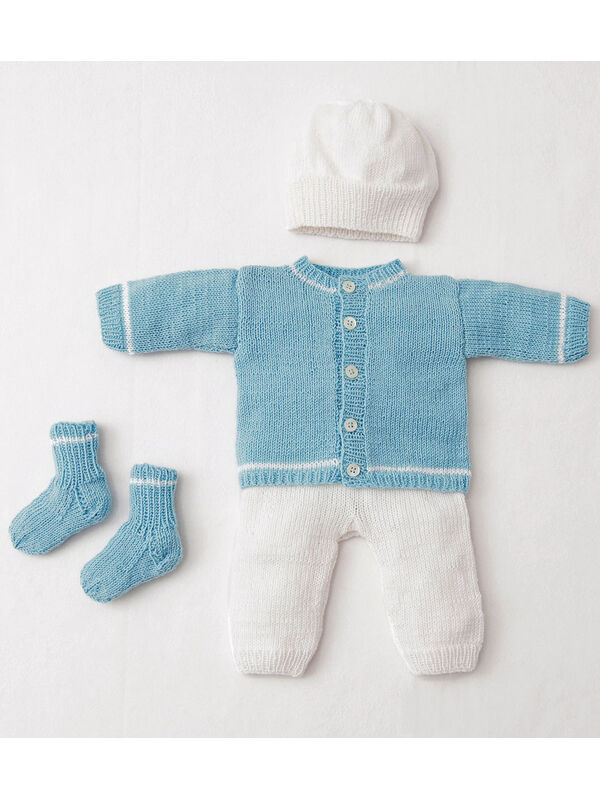 Lana Grossa JACKET, PANTS, HAT & SOCKS Cool Wool Baby