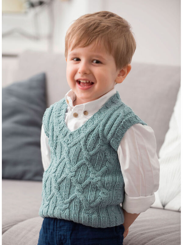 Lana Grossa VEST Cool Wool Big Melange