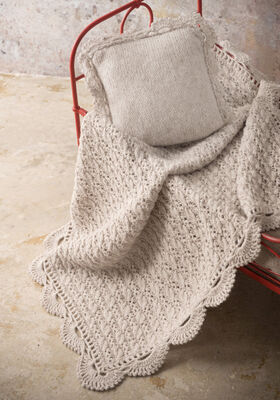 BLANKET Ecopuno from Lana Grossa