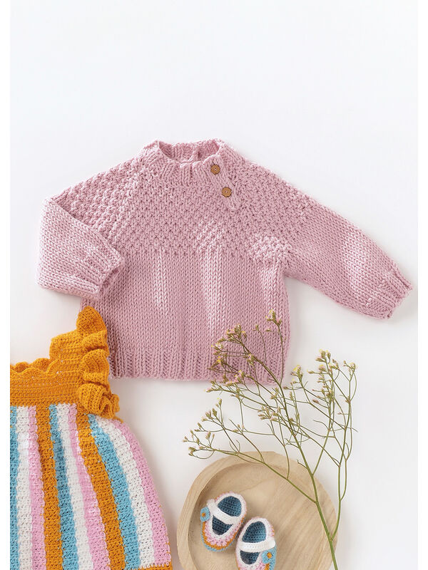 Lana Grossa PULLOVER Soft Cotton Big