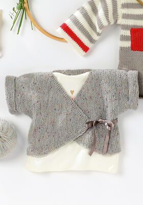 KIMONO JACKET Cool Wool Baby from Lana Grossa