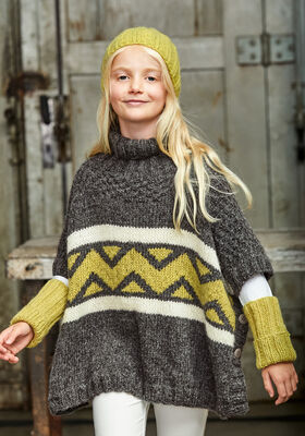 PONCHO Brigitte No. 2 from Lana Grossa