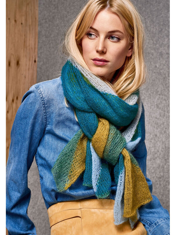 Lana Grossa INTARSIA SCARF Silkhair