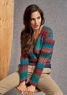 CARDIGAN Cashmere 16 Fine Degradé from Lana Grossa