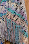 Lana Grossa CROCHETED PONCHO Cashmere 16 Fine Degradé