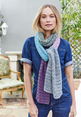 SCARF Landlust Sommerseide from Lana Grossa